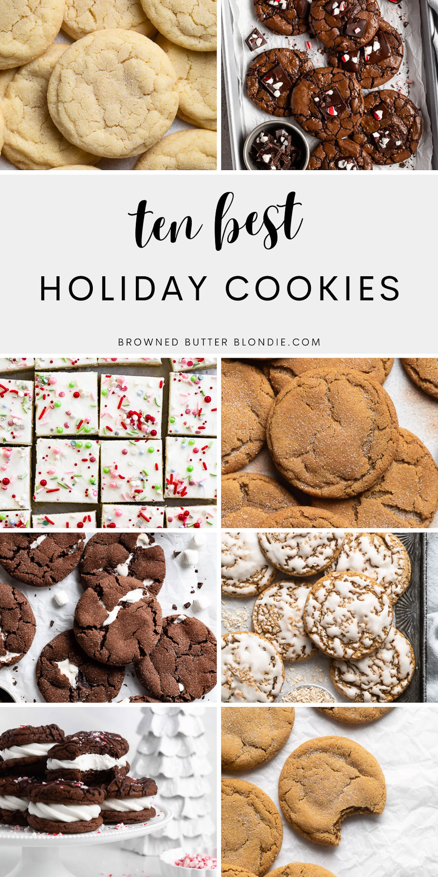 The Ten Best Holiday Cookies Ever - Browned Butter Blondie