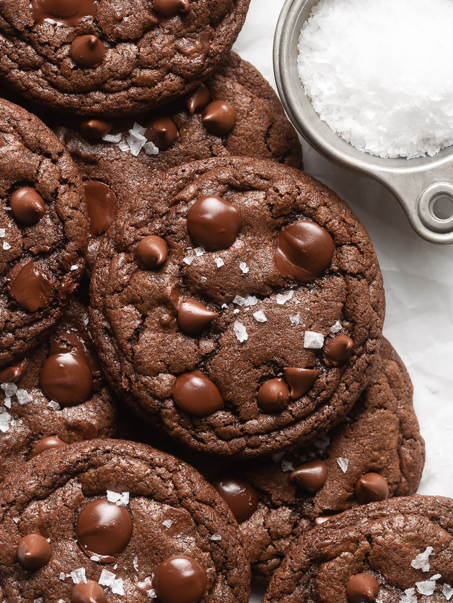 chocolate chocolate chip cookies recipe