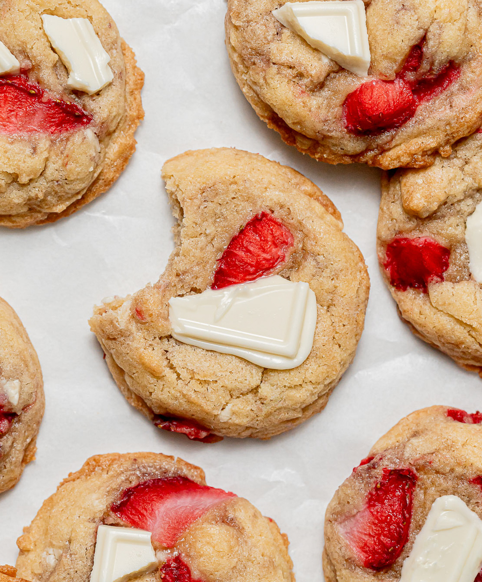 strawberries and cream cookies recipe